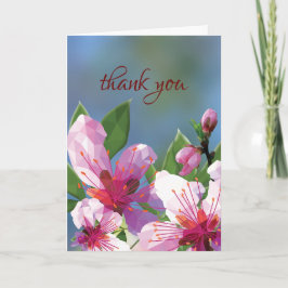 Tack för ditt kort för Blommar med låg polär körsb