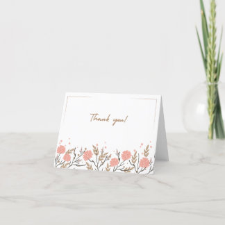 Tack för ditt kort för Blommigt