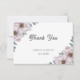 Tack för ditt kort för blommigt Eucalyptus Summer