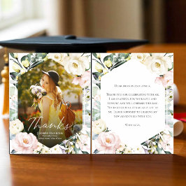 Tack för ditt kort för Blommigt Photo Studenten