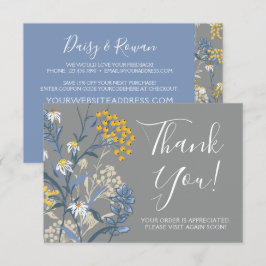 Tack för ditt kort för Blommigten daisy Rowan Navy