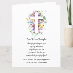 Tack för ditt kort för Blommigten Pastoruppskattni