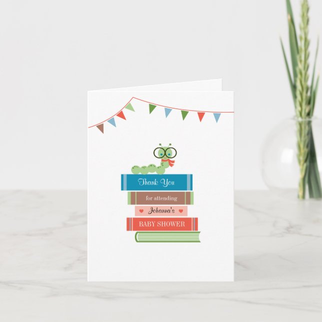 Tack för ditt kort för bok för babyskor (Framsida)