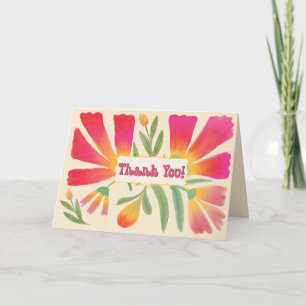 Tack för ditt kort för Bright Blooms