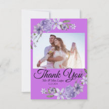 Tack för ditt kort för Bröllop i skript