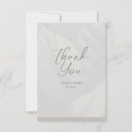 Tack för ditt kort för Bröllop Monogram