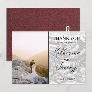 Tack för ditt kort för Burgundy Colorado Passport