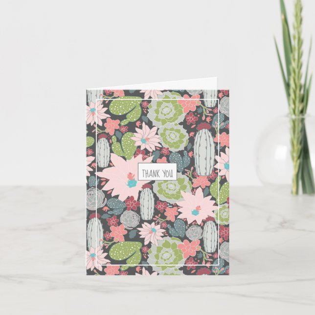 Tack för ditt kort för Cactus och Succulants (Framsida)