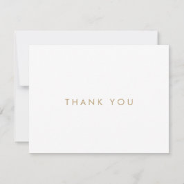 Tack för ditt kort för chic Guld