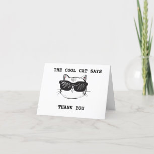 Tack för ditt kort för coola Cat