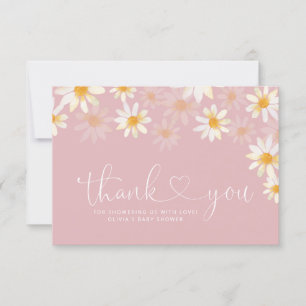 Tack för ditt kort för daisy Baby Shower