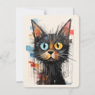 Tack för ditt kort för den smarta Cute Cat