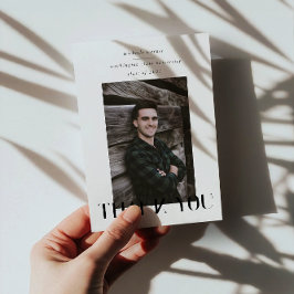 Tack för ditt kort för det moderna skriptet studen