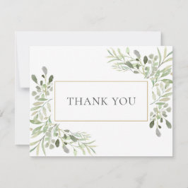 Tack för ditt kort för elegant Business Vår Löv
