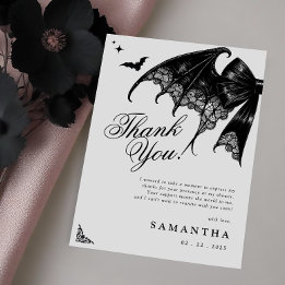 Tack för ditt kort för elegant Gotham Baby Shower