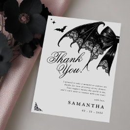 Tack för ditt kort för elegant Gotham Baby Shower