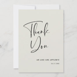 Tack för ditt kort för elegant och modernt ljus br