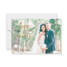 Tack för ditt kort för elegant - vattenfärg