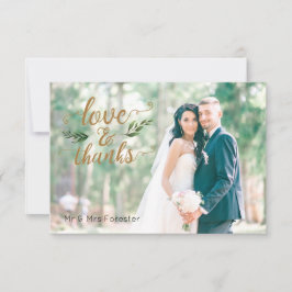 Tack för ditt kort för elegant - vattenfärg