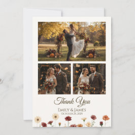 Tack för ditt kort för elegantens bröllopsfest