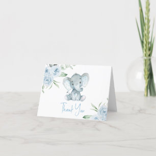 Tack för ditt kort för Elephant Baby Shower