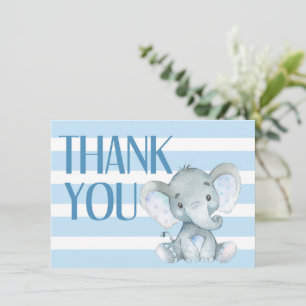 Tack för ditt kort för Elephant Baby Shower