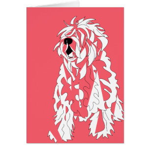 Tack för ditt kort för Fluffy Hund-platsen