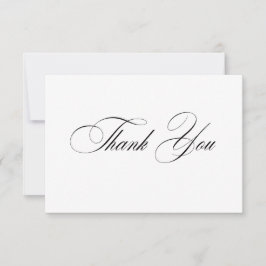 Tack för ditt kort för formell Elegant