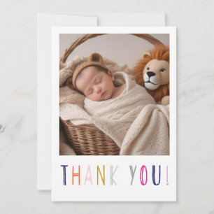 Tack för ditt kort för gåvor på baby-födelsedag