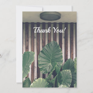 Tack för ditt kort för grönt Leafy Plant