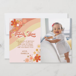 Tack för ditt kort för Groovy Retro-Blommigten