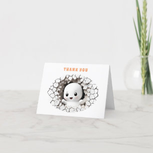 Tack för ditt kort för halloween Peeking Boo Baby