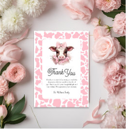 Tack för ditt kort för heliga Rosa Baby Shower