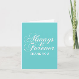 Tack för ditt kort för Ivory Always & Forever