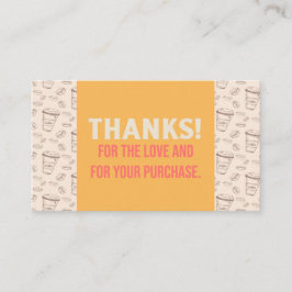 Tack för ditt kort för kaffe- och kummelköp