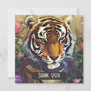 Tack för ditt kort för kreativet Tiger