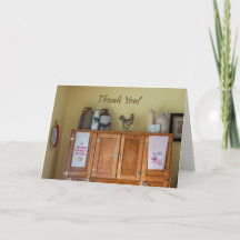 Tack för ditt kort för land Charm