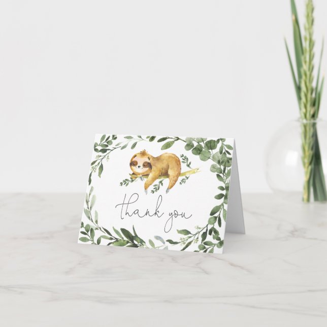 Tack för ditt kort för långsam babyvisning (Framsida)