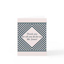 Tack för ditt kort för lärare