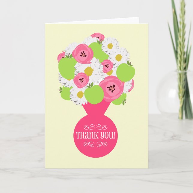 Tack för ditt kort för Lärarens uppskattning (Framsida)