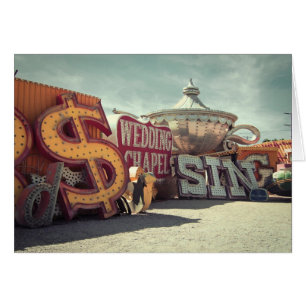 Tack för ditt kort för Las Vegas Retro Signs Bröll