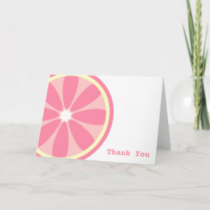 Tack för ditt kort för Lemon Slice rosa