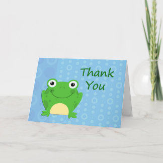 Tack för ditt kort för lycklig Frog