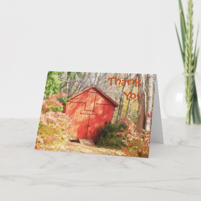 Tack för ditt kort för Maj på hösten (Framsida)