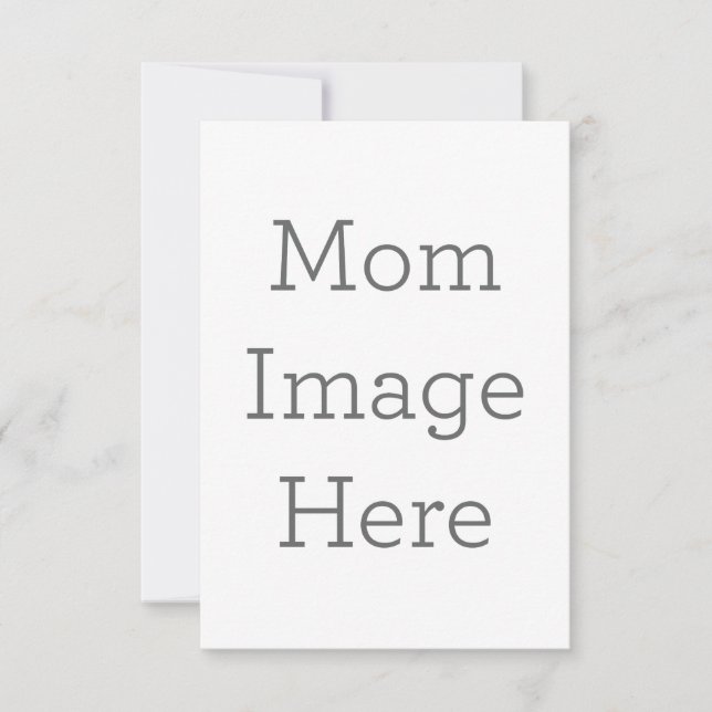 8.9 x 12.7 cm Platt Save The Date-kort (Framsida)