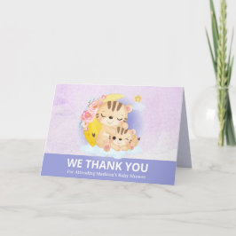 Tack för ditt kort för mamma och Baby Tiger Lila