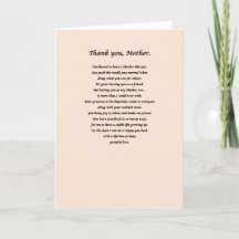 Tack för ditt kort (för Mammor)