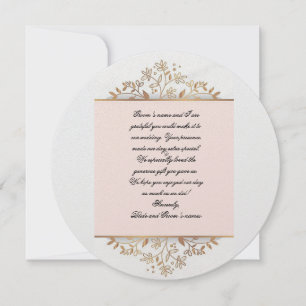 Tack för ditt kort för möhippa Bröllop