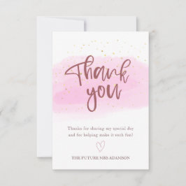 Tack för ditt kort för Möhippa i Ro Guld