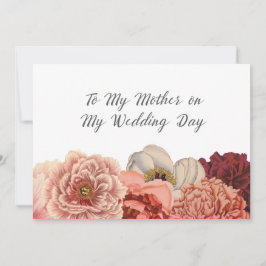 Tack för ditt kort för Mor Bröllopsdag